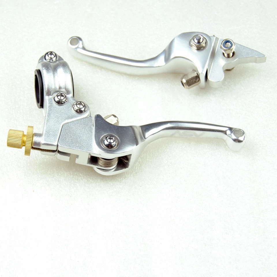 Empuñadura de palanca de embrague de freno de 7/8"" para moto de cross 50 110cc 125CC Foto 3 de 4