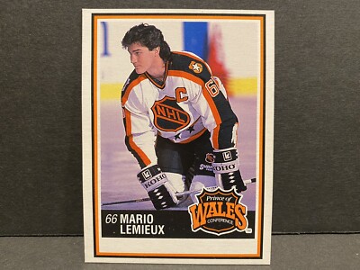 1990-91 Kraft Jell-O Mario Lemieux #87 Hockey Card NHL Pittsburgh Penguins  RARE! | eBay