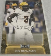 2020 Leaf Draft Football Eno Benjamin Arizona State Sun Devils Gold rookie #31