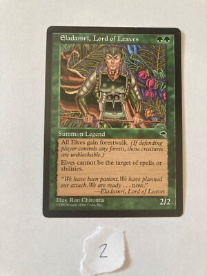Eladamri Lord of Leaves／葉の王エラダムリー(英語版2枚) Eladamri, Lord of Leaves #A - MTG Discontinued - Abyss Proxy Shop