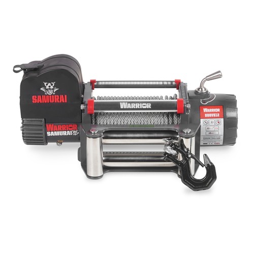 Warrior Samurai Electric Winch V2 Next Gen 8000lb Wireless Remote Control Heavy - Picture 3 of 15