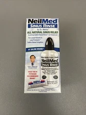 Neil Med Sinus Rinse Squeeze Bottles Refillable 8oz - New - Neti Travel
