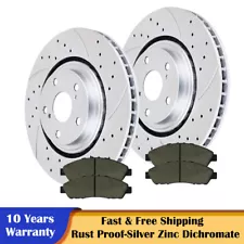 For Lexus RX350 Toyota Highlander Sienna Front Rotors and Brake Pads Brakes Kits