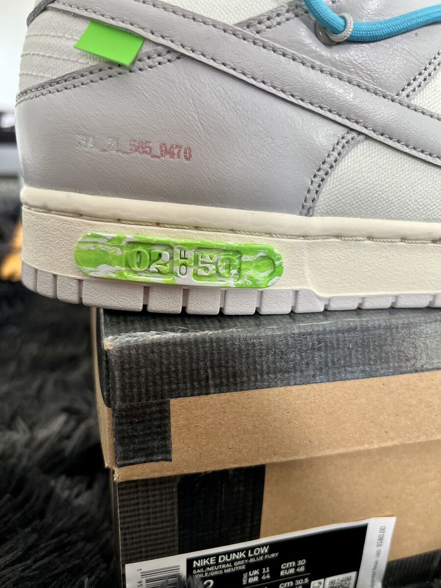 Size 12 - Nike Off-White x Dunk Low Lot 02 of 50 Authentic Size 12 - Nike Off-White x Dunk Low Lot 02 of 50 Authentic