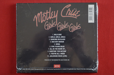 Motley Crue Girls Girls Girls CD Wild Side You're All I Need Nona