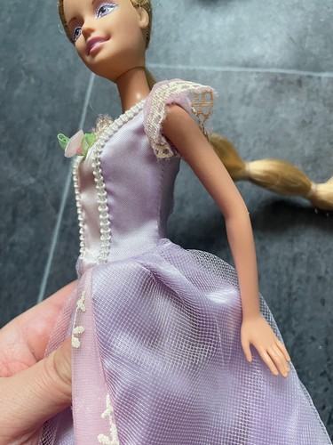 Barbie Tea Party Rapunzel Princesa Princesa - Imagen 8 de 9