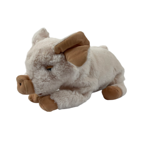 A75 Folkmanis Baby Pig Piglet Puppet Plush! 13" Stuffed Toy Lovey - Afbeelding 1 van 4