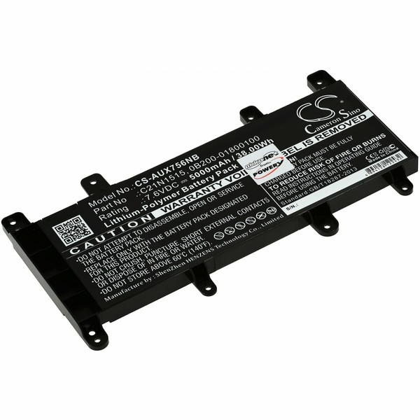 Akku Kompatibel Mit Asus Typ 0B200-01800100 7,6V 5000Mah/38,0Wh Li-Polymer Schwa-image