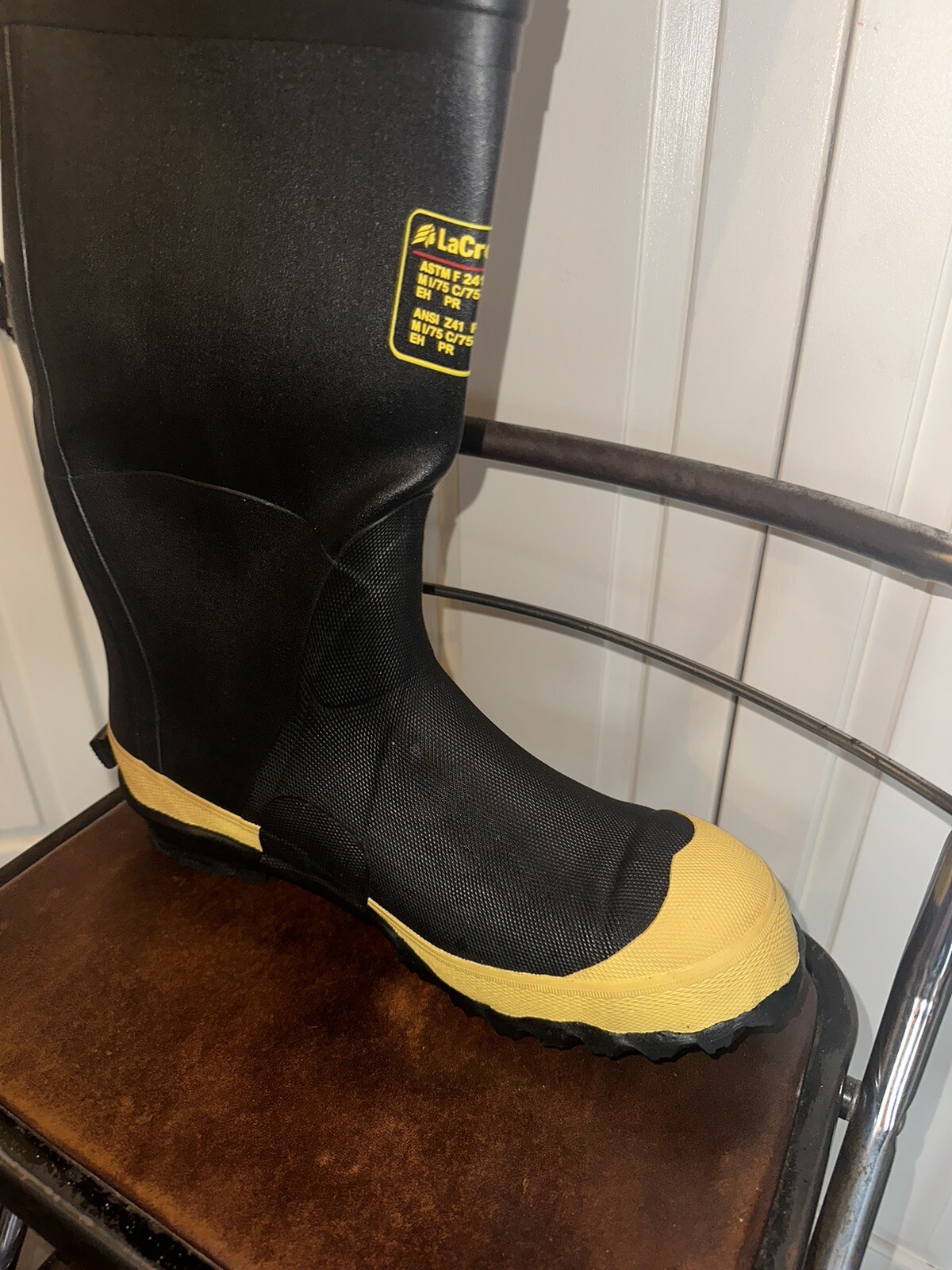 NEW W/TAGS LACROSSE HIP BOOTS 31" BLACK STEEL TOE INDUSTRIAL SIZE 11