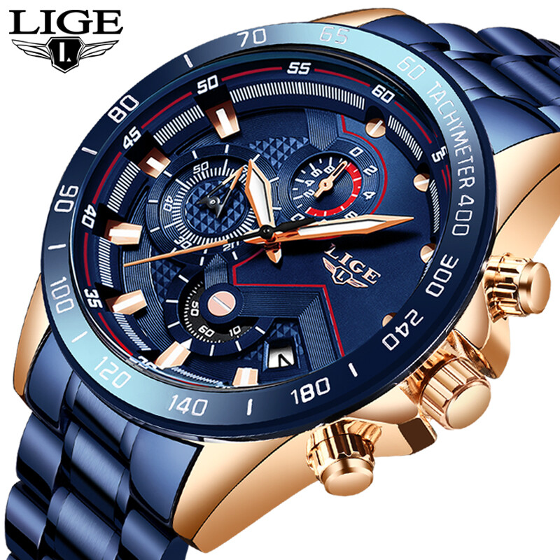 lige watch blue
