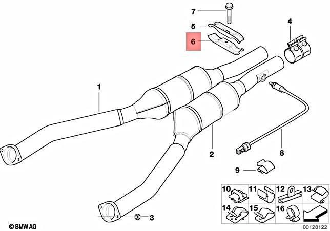 Genuine BMW E38 E39 535i 540i 540iP 735iL 740iL 740iLP Support  