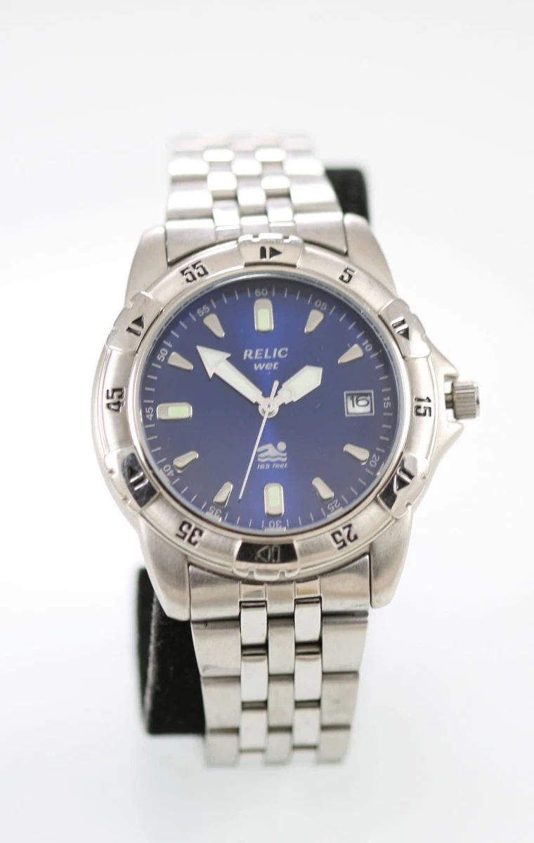 Relic wet mens watch sale