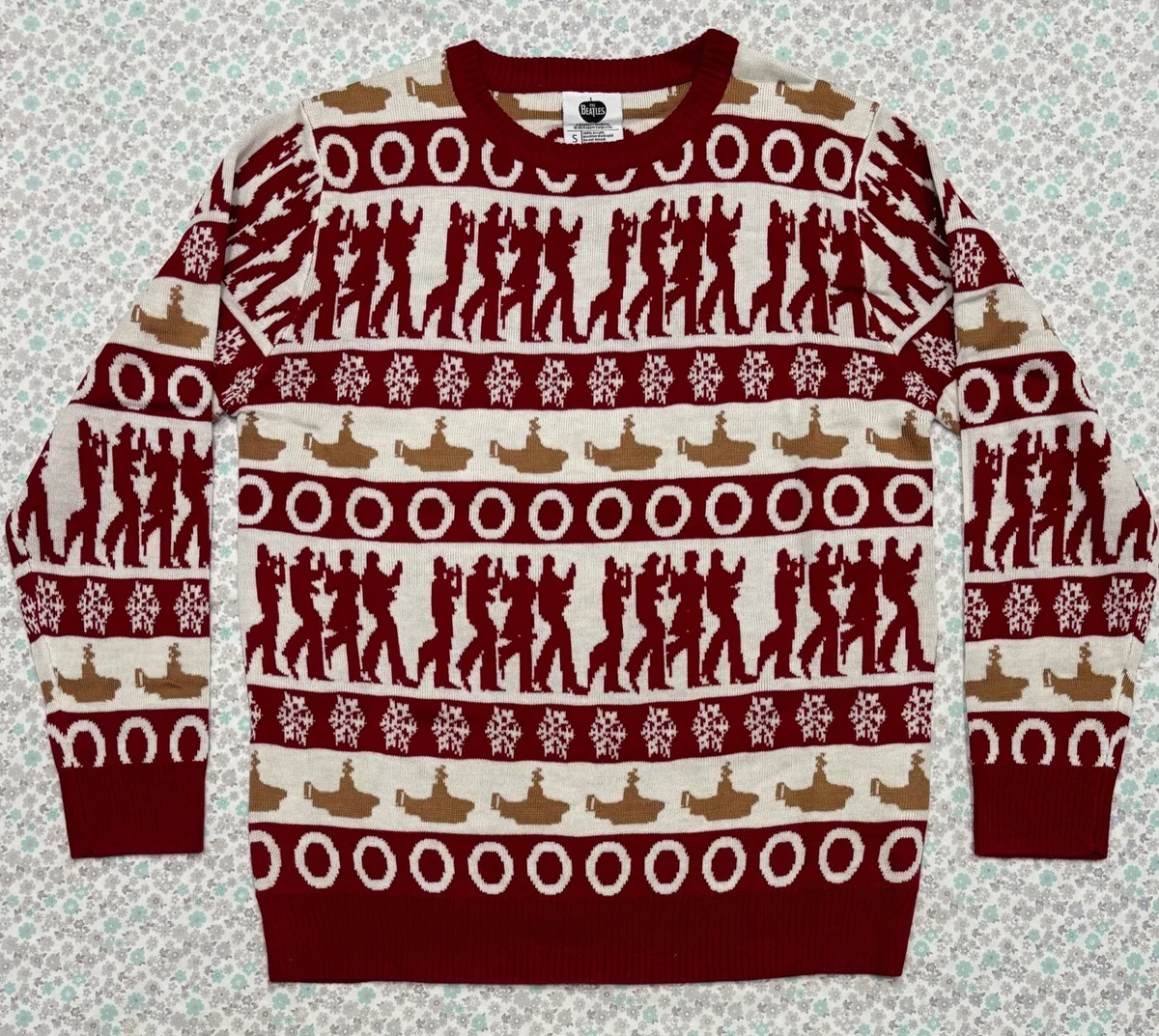 The beatles christmas sweater store