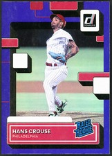 2022 Donruss Base Rated Rookies Purple Holo #67 Hans Crouse