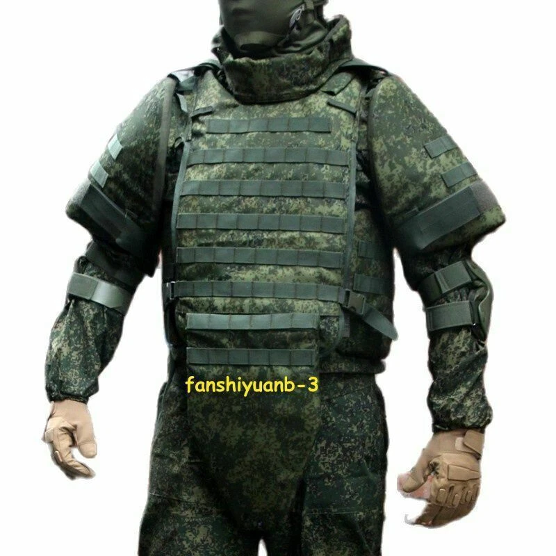 Russian Bulletproof Tactical Vest 6b45 Combat Gear Protective Set Cosplay Outfit - Image 2 of 4