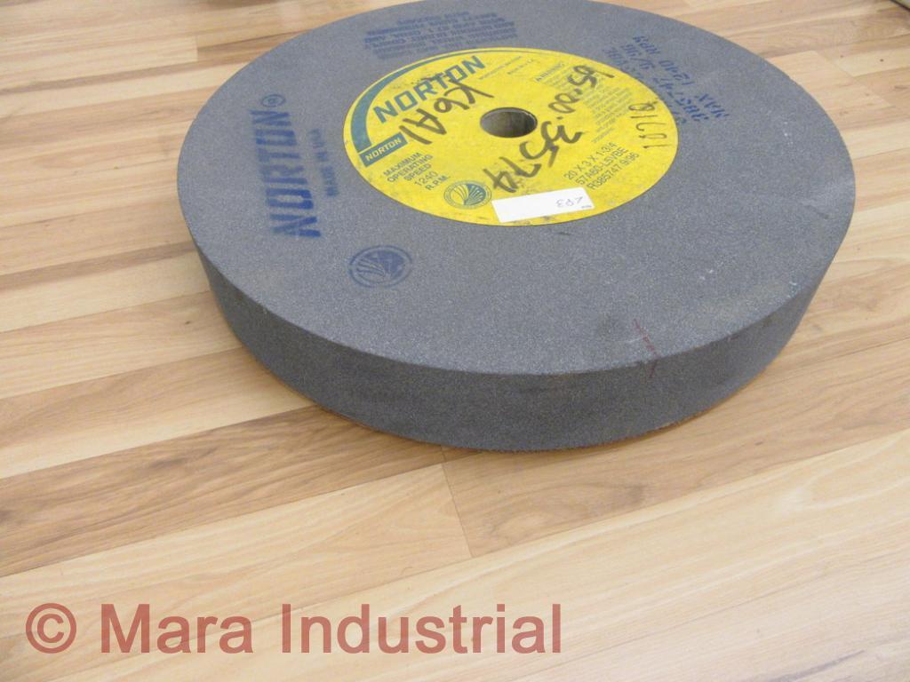 Norton 57A60L5VBE Grinding Wheel 20x3x13/4 for sale online eBay