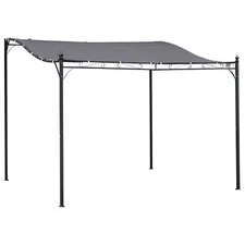 10x10 ft Outdoor Pergola Summer Gazebo Weather-Resistant Canopy for Patio Deck 