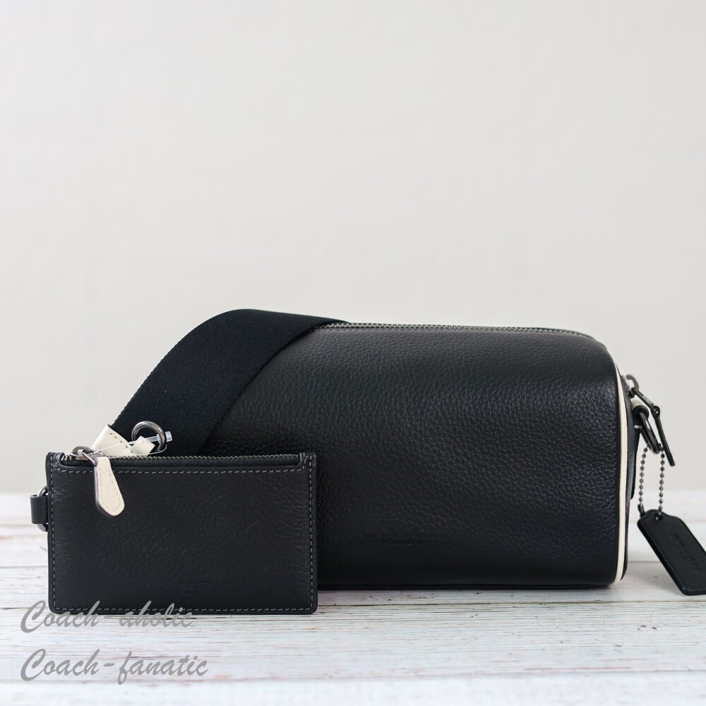 NWT Coach CP172 Axel Leather Crossbody in Black | eBay