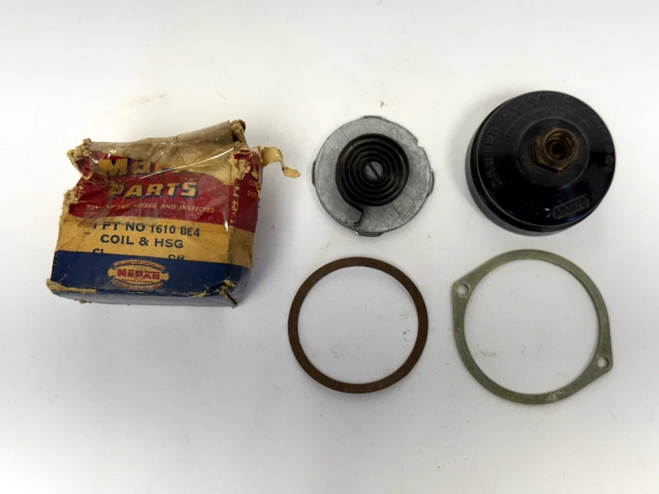 1953-1954 Chrysler Carburetor Choke Coil & Housing V8 Powerflite 1610864 NOS. - Image 4 of 4