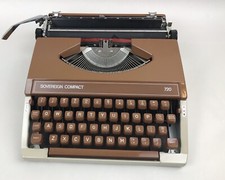 Vintage Silver-Seiko Sovereign Compact 720 Typewriter ‘70 ? No Case Japan Read thumbnail