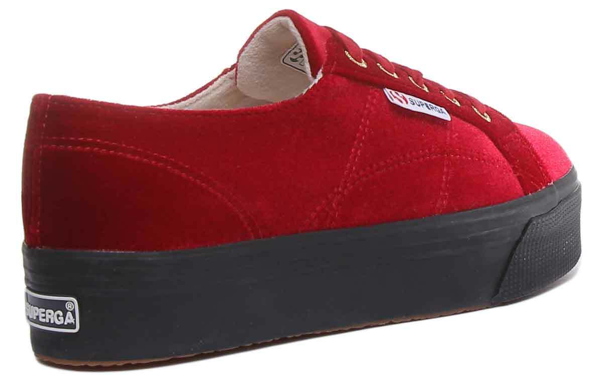 red superga platform