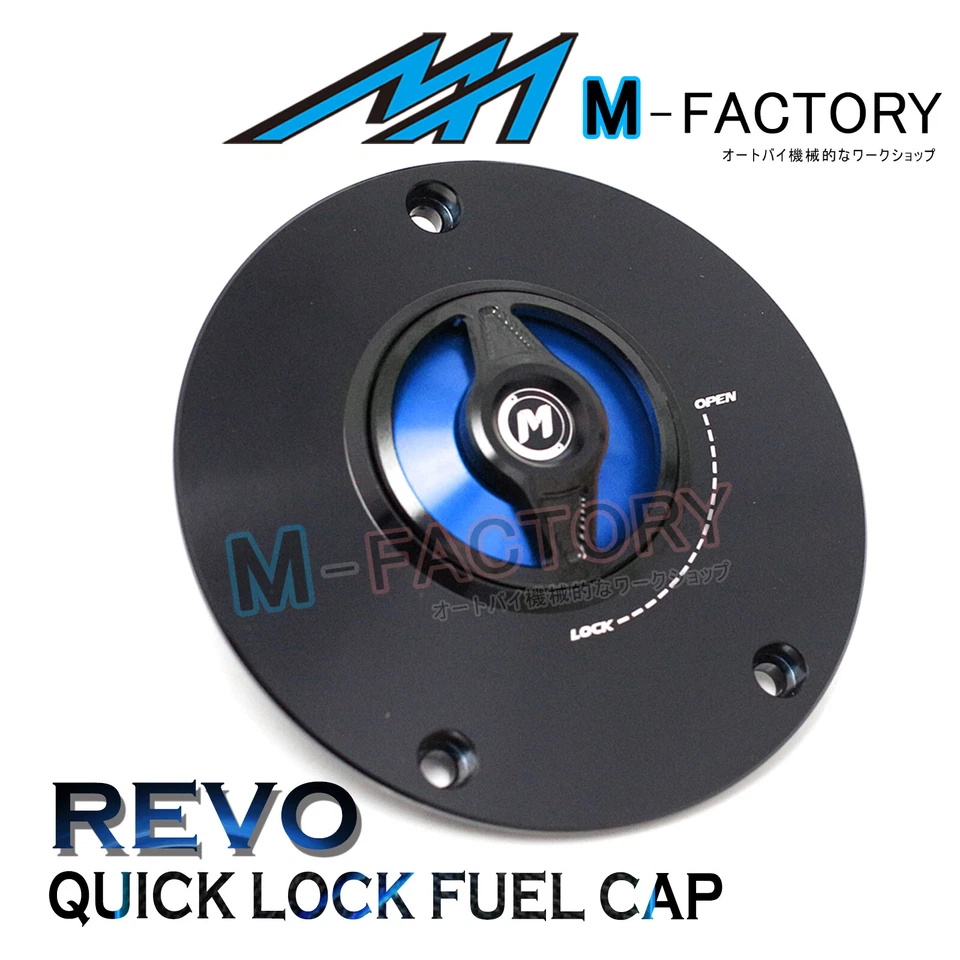 Tampa de tanque de combustível Fit Kawasaki Ninja 650R 17-19 1000SX 11-18 REVO bloqueio rápido tanque de gasolina - Imagem 4 de 4