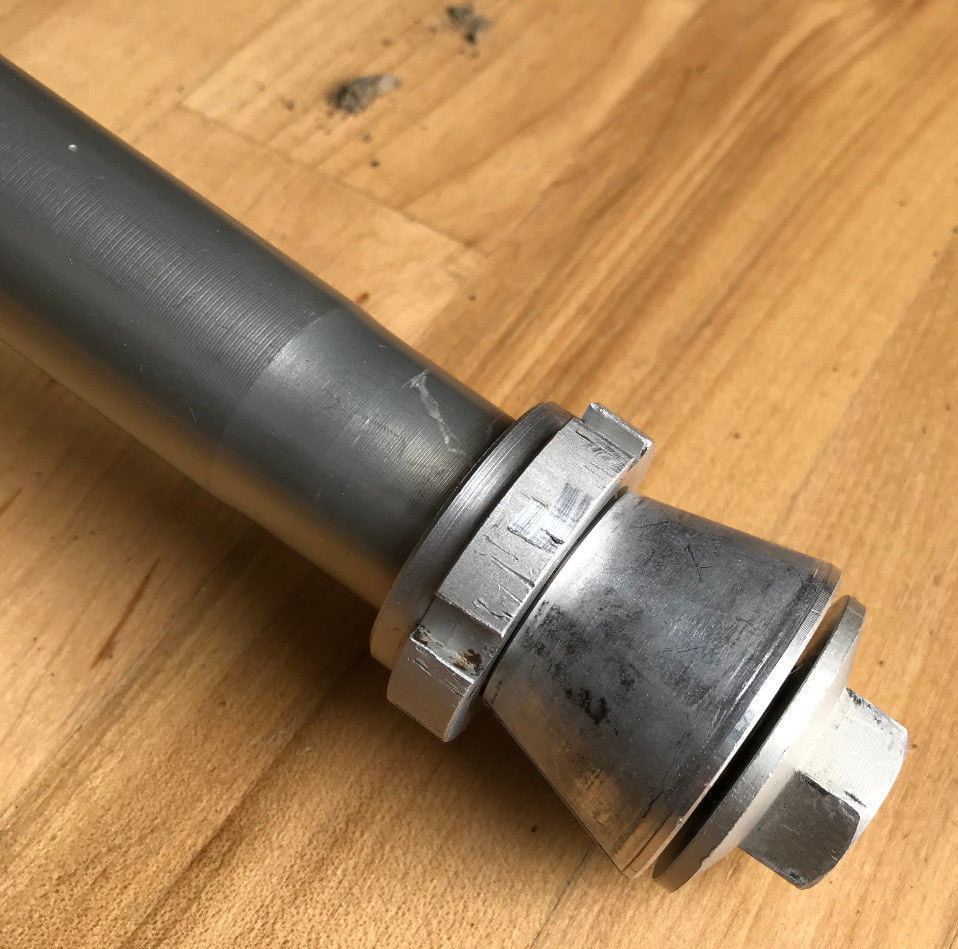 Kawasaki KX500 B1 Lower Fork Clamp , 1985 P/N 44037-1177 . Used