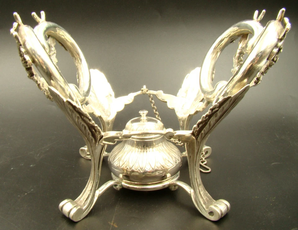 Juego de café y té de plata esterlina Louis XV Paillard Freres siglo XIX SAMOVAR Foto 3 de 4