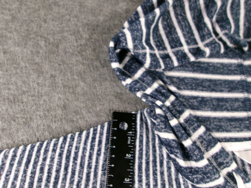 Secret Treasures Hoodie Women 3X Blue Cozy Lounge Oversized Beachy Causal - Image 4 of 4