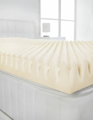 Europäische Einheitsgröße Memory Foam Matratzenauflage Profil, Eierschale (90x200cm)