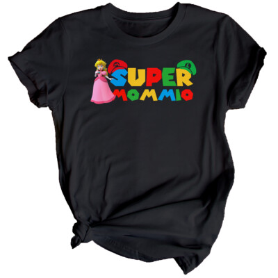 Super Mommio Damen Muttertag T-Shirt Oberteil lustig Mama Mama süße Geschenkidee #MD