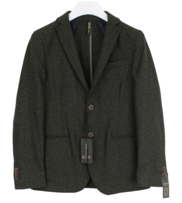 Liu Jo Uomo Blazer Herren (Eu) 46 Wollmischung Muster Kerbe Revers 2 Knopfe