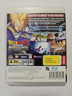 Jeu Dragon Ball Z - Burst Limit - PlayStation PS3 (cd seul