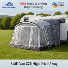 SUNNCAMP SWIFT VAN 325 HIGH DRIVE AWAY FREE STANDING MOTORHOME AWNING NEW 2026