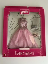 1998 Barbie Fashion Avenue EveningWear #18120 Pink Silver Gown New PLEASE READ