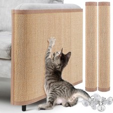 2 Pcs Cat Scratch Furniture Protector Mat Sofa Couch Protector for Cats Pet S...