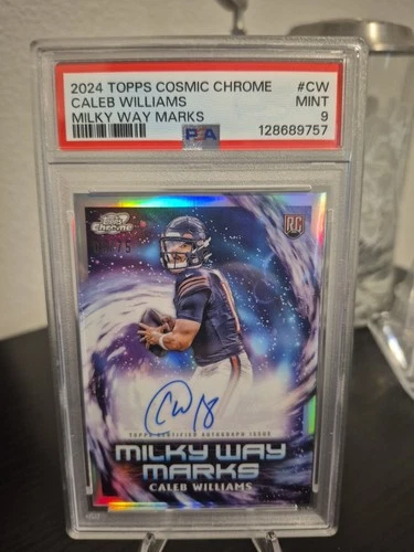 2024 Cosmic Chrome Milky Way Marks Caleb Williams #MWM-CW /75 Auto RC PSA 9
