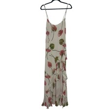 NEW NWT Reformation Winola HighLow Maxi Dress Cali Floral Print SIZE L MSRP $328