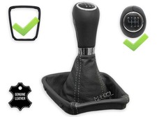 POMELLO PER MERCEDES W211 FL 2006-2009 CUFFIA LEVA CAMBIO CUCITURE GRIGIE TELAIO