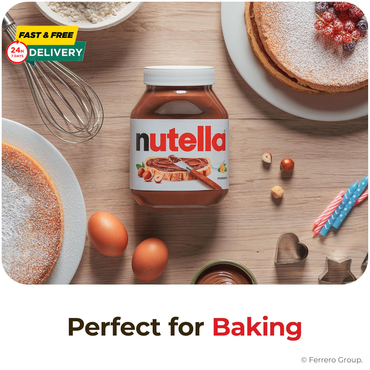 Hazelnut Spread with Cocoa, Creamy Hazelnut Spread, Breakfast Favorite, 26.5 Oz 