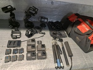 GoPro HERO Action Camera Bundle w/ Batteries, Dual Charger & Mounts
