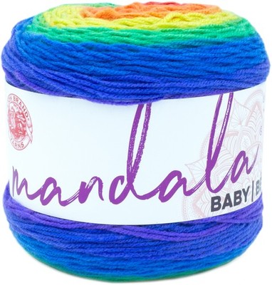 Lion Brand Mandala Baby Yarn-Rainbow Falls - 3 Pack