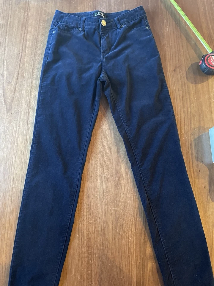 Buffalo Velvet Pants Blue - Image 2 of 4
