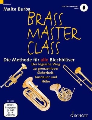 Noten Brass Master Class (+Online-Audio/Video) für alle Blechbläser Schott 8335D
