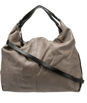 Laura Di Maggio NWT  XL Taupe Leather Purse Slouch Bag/ Weekender/ Duffle Italy