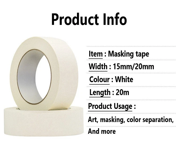 Strong Adhesive Scratch Free Peelable Masking Tape Spray Painted Masking Surface