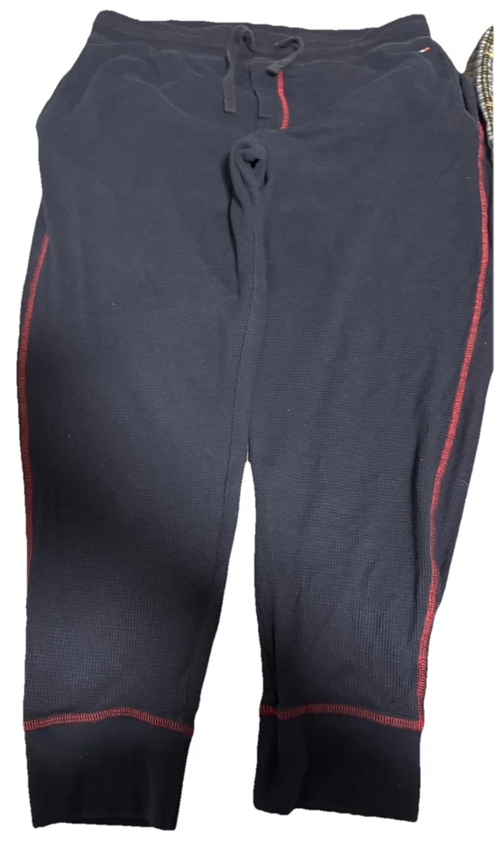 Lote de 3 pantalones de pijama para dormir para hombre azul marino con patrones 2 grandes 1 XL *Leer* Foto 2 de 4