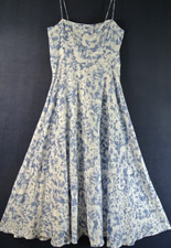 NEW, REFORMATION Monette Linen Maxi Dress in Larkspur size 12 #MD742