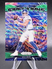 2024 Prizm Fireworks Green Wave #4 Will Levis Tennessee Titans