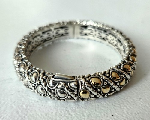 JAI John Hardy Sterling Silver 14k Gold Bracelet - Picture 2 of 8